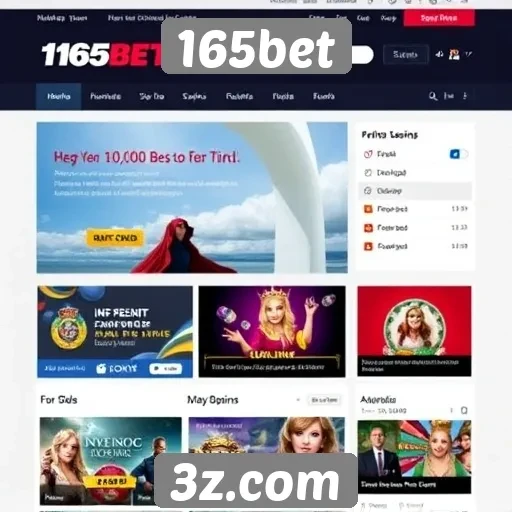 Avaliação do design e usabilidade do site 165bet
